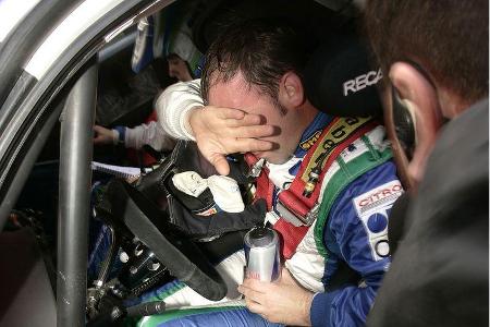 Manfred Stohl kam nicht so richtig mit und war für niemanden zu sprechen.