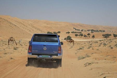 VW Amarok 190 kW Fahrbericht Oman 2018