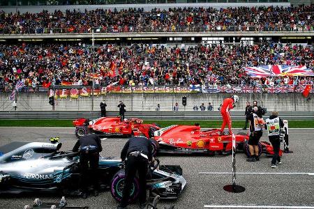 Sebastian Vettel - Ferrari - Formel 1 - GP China - Shanghai - 14. April 2018