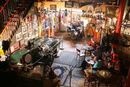 Oldiethek aus der Vogelperspektive.