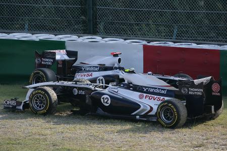Williams GP Japan Crashs 2011