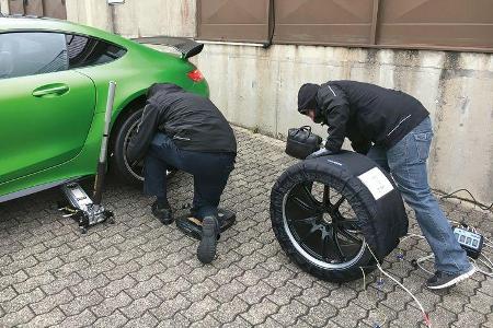 Mercedes-AMG GT R, Radwechsel