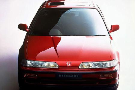 Der Integra kam 1985 und folgte der Formensprache. Hier ist das Modell von 1989 zu sehen.