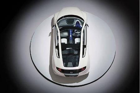 Das Dach des CR-Z wird vollständig aus Glas geformt.