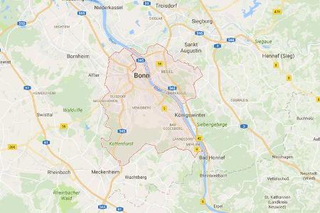 Karte Bonn