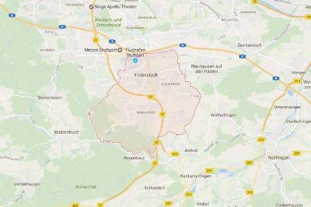 Karte Filderstadt