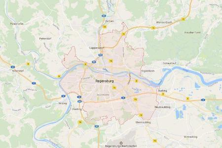 Karte Regensburg