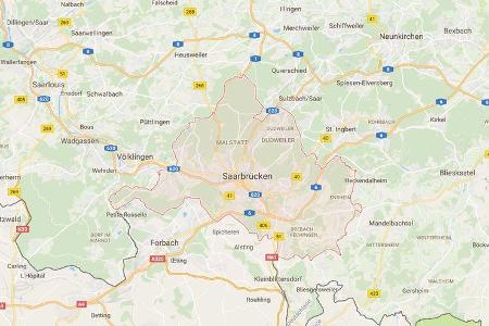 Karte Saarbrücken