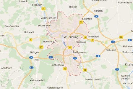 Karte Würzburg