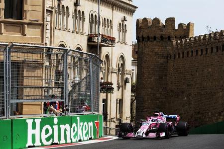 Sergio Perez - Force India - Formel 1 - GP Aserbaidschan - 27. April 2018
