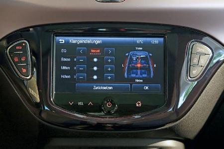 Opel Adam, Navi, Monitor