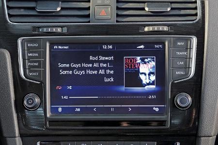 VW Golf, Navi, Monitor
