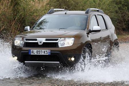 Dacia Duster, Frontansicht