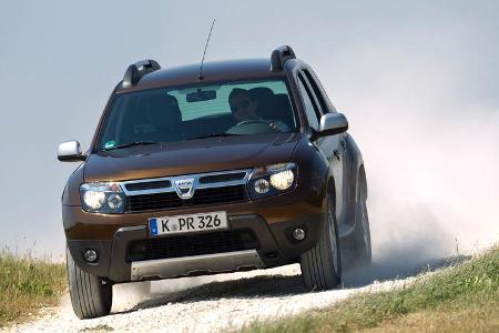 Dacia Duster, Frontansicht