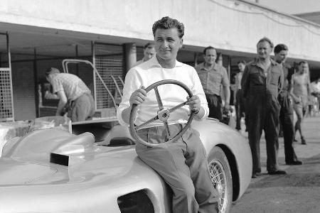 Hans Herrmann - Mercedes W196 - Monza - 1955