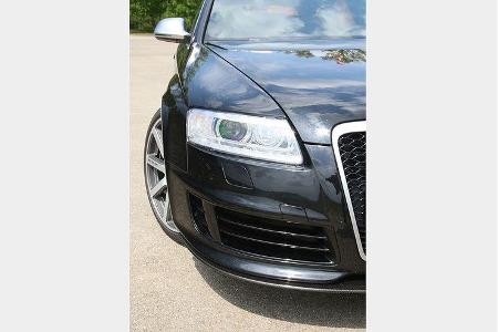 Wie das Heck, so auch die Front: dezente Carbon-Lippe als optische Retusche.