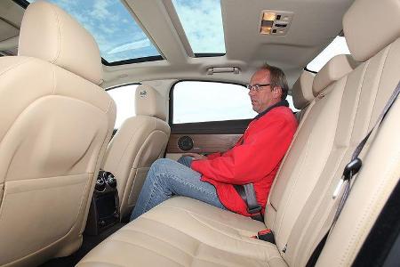 Jaguar XJ 3.0 Diesel, Rückbank