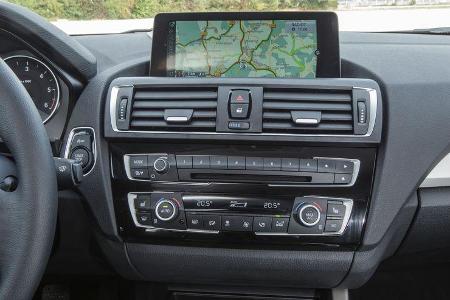 BMW 116d EDE, Mittelkonsole