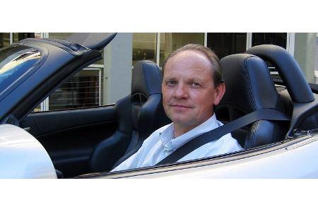 Testredakteur Horst von Saurma.