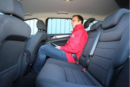 Ford Mondeo Turnier, Rückbank