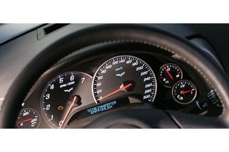 Sehr informatives und übersichtliches Instrumentenpanel.