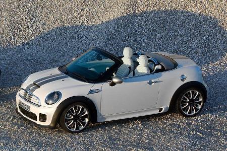 Das Mini Roadster Concept von der IAA 2009 wurde zeitgleich mit dem Coupé in Frankfurt präsentiert.