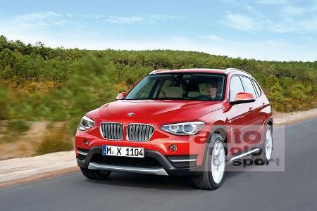 BMW X1, Retusche
