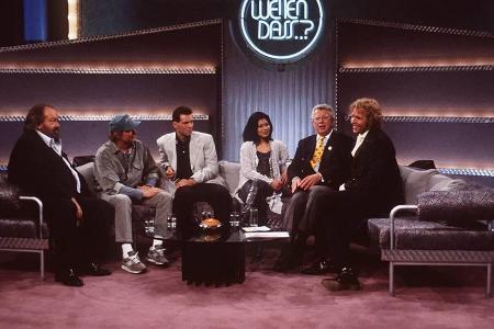 Auch Bud Spencer (l.) saß bereits auf dem 