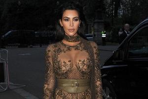 Kim Kardashian ist in Los Angeles in einem ungünstigen Moment abgelichtet worden