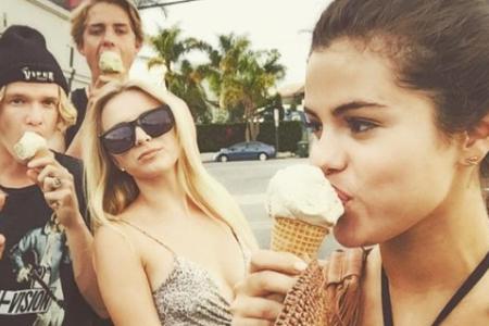 Steht auf kalten Genuss: Selena Gomez