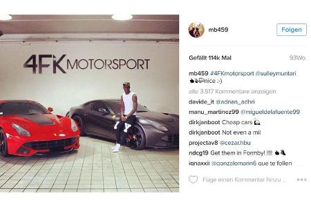 Autos der EM-Stars 2016, Fussballer-Autos, 06/2016