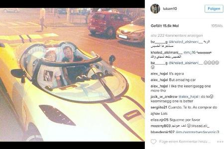 Autos der EM-Stars 2016, Fussballer-Autos, 06/2016