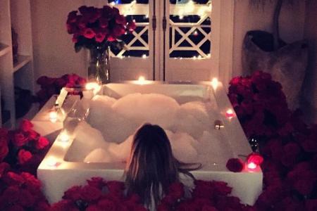 Heidi Klum im Schaumbad