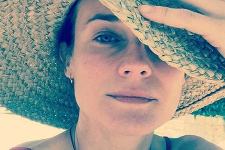 Diane Kruger entspannt nach der Arbeit in der Sonne