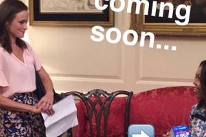 Alexis Bledel alias Rory bei First Lady Michelle Obama