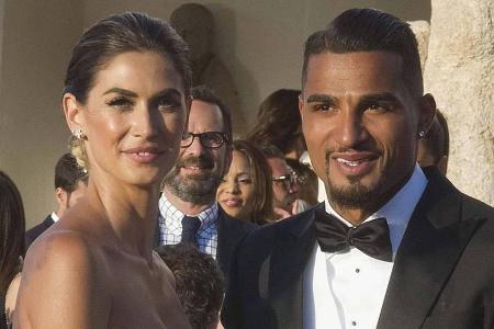 Das Brautpaar bei der Hochzeit: Melissa Satta und Kevin Prince Boateng