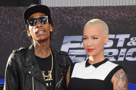 Wiz Khalifa und Amber Rose im Jahr 2013 bei der Premiere von 