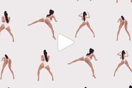 Die animierten Twerk-Kimojis zeigen Kim in Aktion