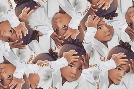 Auch Töchterchen North hat jetzt eigene Kimojis