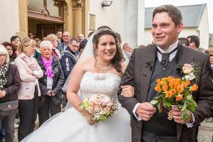 Guy und Victoria bei ihrer Hochzeit in Luxemburg