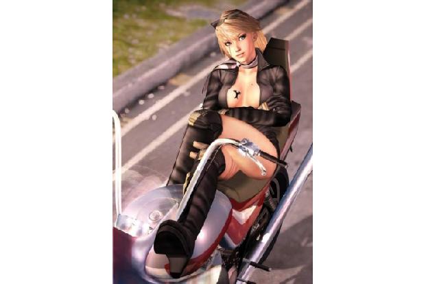 Unbekannte Schönheit aus dem Actionspiel 