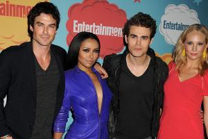 Auf Ian Somerhalder (v.l.n.r.), Kat Graham, Paul Wesley und Candice Accola warten noch einige Überraschungen in Staffel sieb...