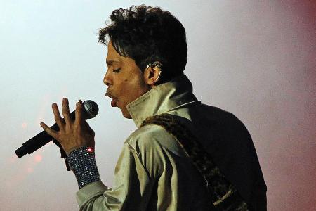 Musiker Prince während eines Auftritts 2011 in Kent