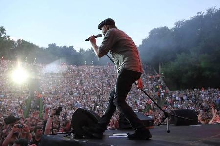 Kann 2017 bei Rock im Park und Rock am Ring bewundert werden: Campino und seine Toten Hosen