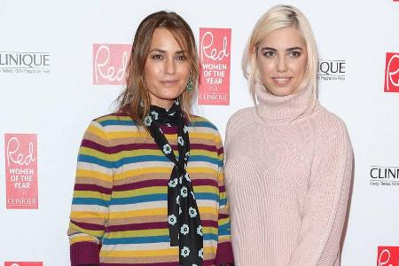 Yasmin Le Bon (l.) und ihre Tochter Amber Le Bon bei den Red Women of the Year Awards am Dienstag in London