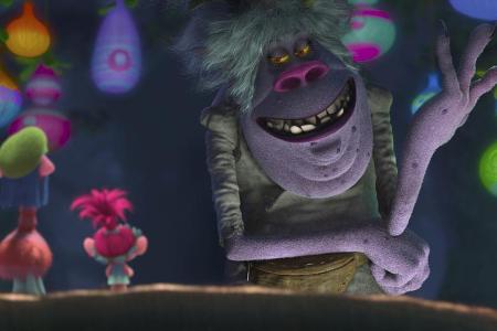 Die großen Bergens fressen für ihr Leben gerne glückliche Trolls