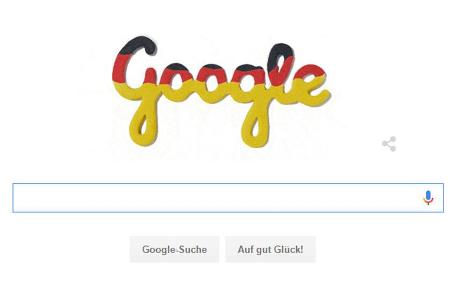 Mit diesem Doodle feiert Google den Tag der Deutschen Einheit