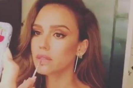 Schauspielerin Jessica Alba und 