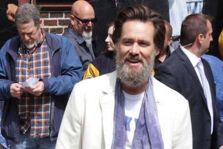 Jim Carrey im Mai 2015 auf dem Weg zur 