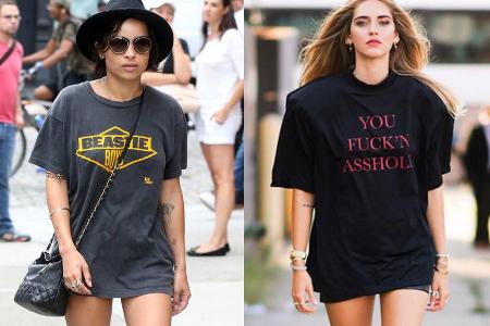 Haben Schauspielerin Zoë Kravitz und Bloggerin Chiara Ferragni etwa eine Hosen-Phobie entwickelt? Nein, nur ein neuer Modetrend